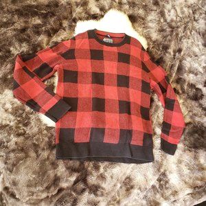 American Rag - 100% Cotton Buffalo Plaid Sweater - SO COZY - Sz M